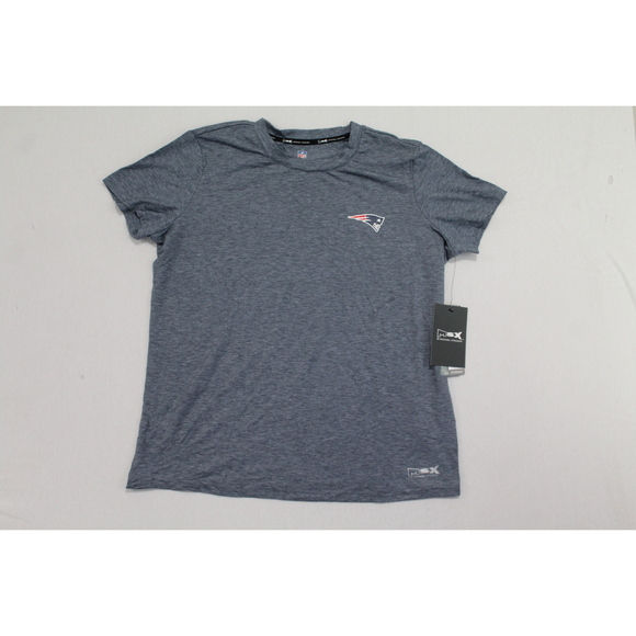Michael Strahan Tops - New England Patriots Women Gray Shirt Short Sleeve MSX Michael Strahan Medium